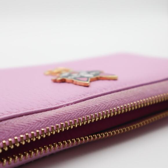 Gucci Bosco Mormont Lilac Long Zip Leather Wallet - Picture 10 of 11